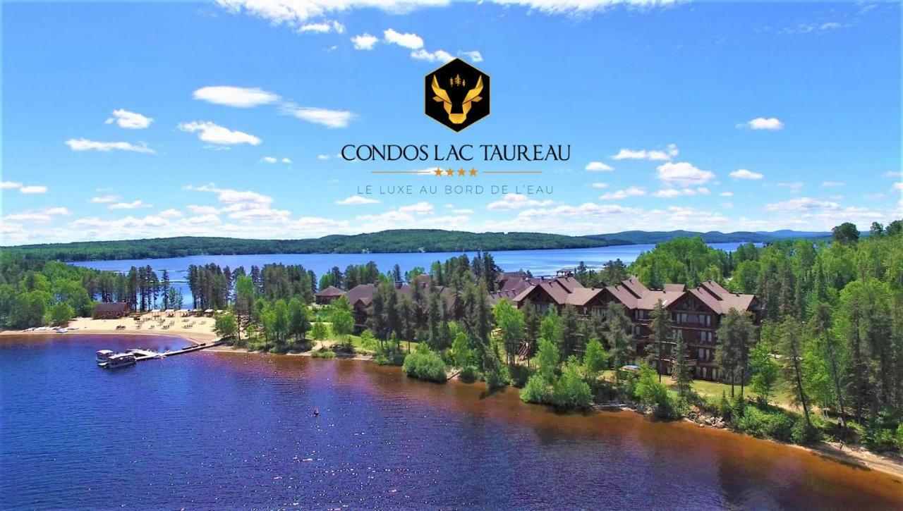 Les Condos Du Lac Taureau- Rooms & Condos Saint-Michel Exteriör bild